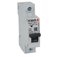 Выключатель автоматический модульный ВА47-29-1C25-УХЛ3 (4.5кА) | код.318199 | КЭАЗ